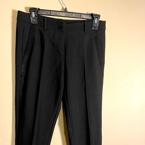 Maje Black pants low rise cropped casual Size EU 34 EUC